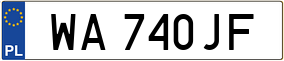 Truck License Plate